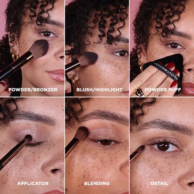 Black Bronze Brush Set & Puff